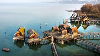 Stilt Houses on Lake Constance
