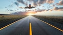An Airplane During Landing