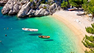 The Punta Rata beach in Brela not only looks like it's in the Caribbean but is also considered one of the best beaches in Croatia, according to locals.