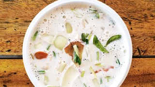 Many know Tom Kha Gai as a Thai chicken coconut soup.