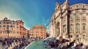 The Trevi Fountain is one of the most popular attractions and meeting points in Rome.