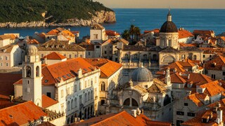 Panorama of the City of Dubrovnik in Croatia