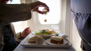 Airplane food