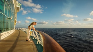 Cruise vacations are becoming increasingly popular in Germany. Pictured: the Allure of the Seas in the Bahamas.