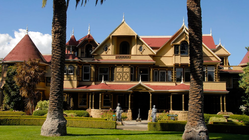 The Winchester Mystery House is said to still be haunted today - more than 100 years after it first opened to visitors