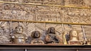The so-called "Golden Chamber" in the Basilica of St. Ursula in Cologne is one of the most important collections of relics in the world. Bones attributed to the patron saint of the city and her disciples are kept here.