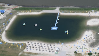 This seawater lake in Butjadingen in Lower Saxony is unique in the world