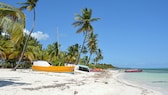 It looks like paradise on the beach at Mano Juan in the Dominican Republic