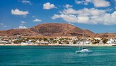 The coastal town of Corralejo on Fuerteventura