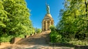 The Hermann Monument is located in Detmold, the greenest town in Germany