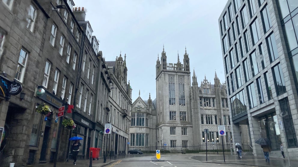 Aberdeen in Scotland