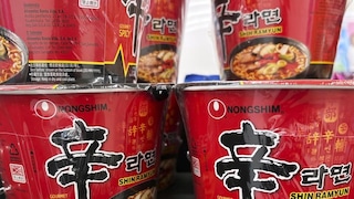 These instant noodles are typical of South Korea - and will no longer be served on Korean Air in future