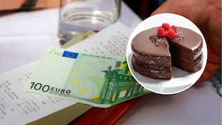 The birthday cake she brought to an Italian restaurant cost a customer dearly