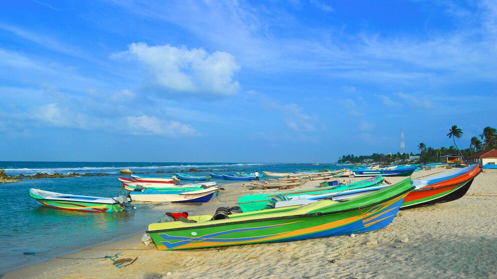Point Pedro Beach in Jaffna, in the north of Sri Lanka