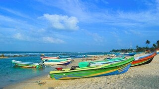 Point Pedro Beach in Jaffna, in the north of Sri Lanka