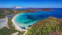The bay of Cala Brandinchi in Sardinia