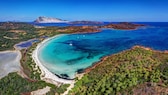 The bay of Cala Brandinchi in Sardinia