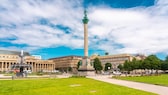 Stuttgart's Schlossplatz is one of the city's landmarks