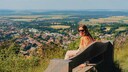 For hikers in love: The Liebesbankweg in the Oberharz is seven kilometers long. It leads around the 726-meter-high Bocksberg mountain