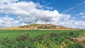 Claudia Prommegger followed in the footsteps of Don Quixote, along historic windmills