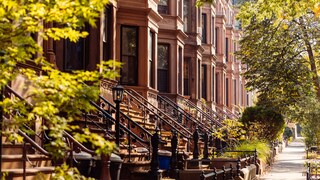 Brownstone houses in Brooklyn, New York: Do you recognize the "richest" city in the world?