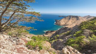 The view of Porto Santo from Pico Branco is worth all the effort
