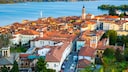 The small town of Arona is located right on the shore of Lake Maggiore.