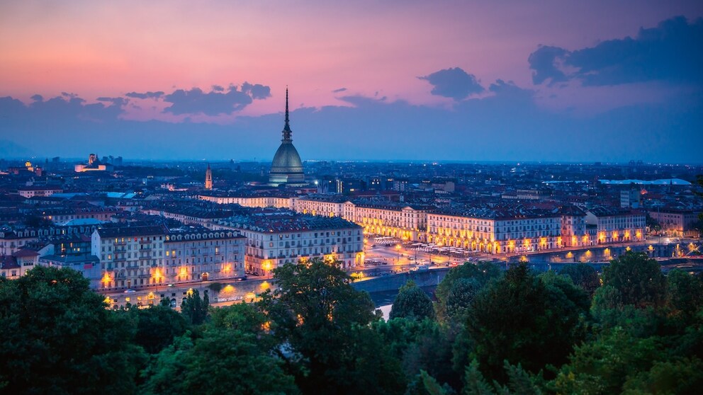 Turin by night