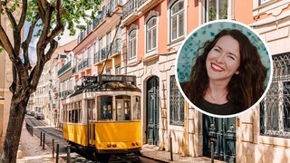 Historic streetcar in Lisbon