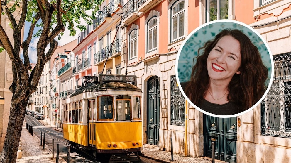 Historic streetcar in Lisbon