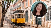 Historic streetcar in Lisbon