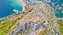 The ruins of a fortress rise above the town of Omiš and can be visited