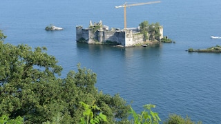 Castle Fortress Castelli di Cannero on Lake Maggiore