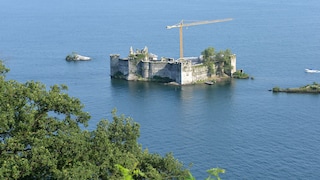 Castle Fortress Castelli di Cannero on Lake Maggiore