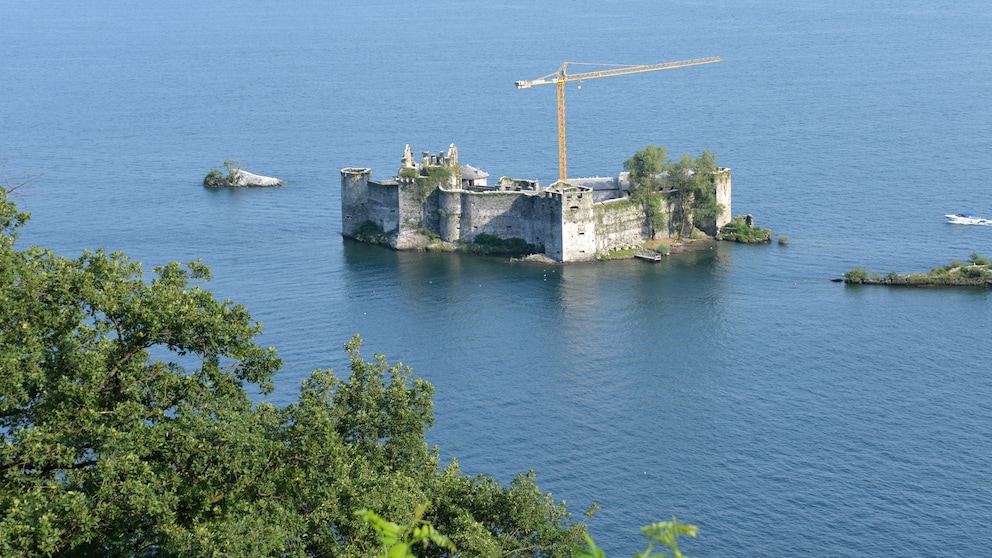 Castle Fortress Castelli di Cannero on Lake Maggiore