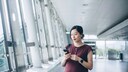 Pregnant women should familiarize themselves with the guidelines of their respective airline before flying.