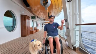 Shane Hryhorec on a Cruise Ship