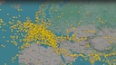The airspace over Israel and Iran is closed.