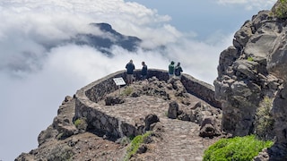 The view from the Mirador del Espigón del Roque on La Palma is truly unique.
