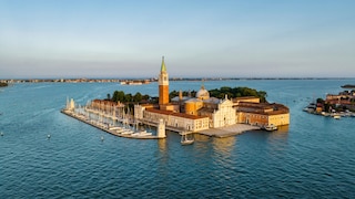 The island of San Giorgio Maggiore is located just 200 meters from Venice's historic center.