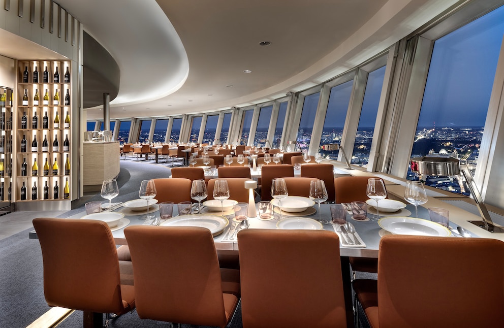 A Look Inside Tim Raue's Newly Designed Restaurant in the Berlin TV Tower