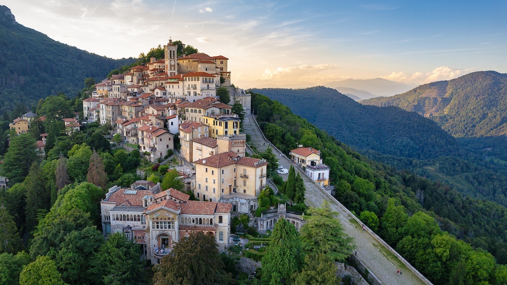Sacro Monte of Varese in Lombardy, Italy