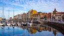 Port in Gijón with Water