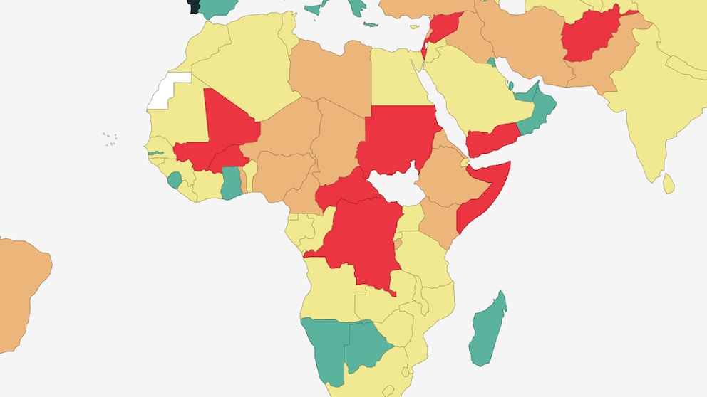 Global Peace Index Africa