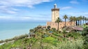 Cape Spartel with the lighthouse in traditional local architecture