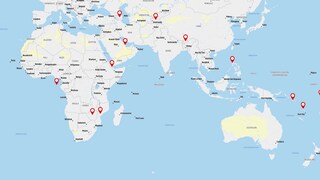 In our new quiz, we want to know how the names of 12 countries around the world are correctly spelled in German.