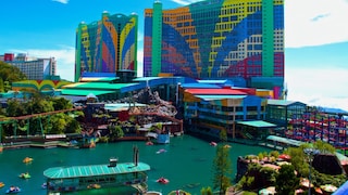 The colorful First World Hotel is located in Malaysia—and is listed in the Guinness World Records.