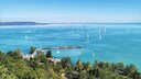 Lake Balaton, also known as the Plattensee, is a popular vacation destination.