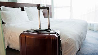 Tourists Japan Suitcase