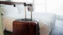 Tourists Japan Suitcase